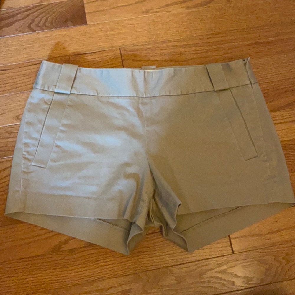 J.Crew khaki shorts — size 2